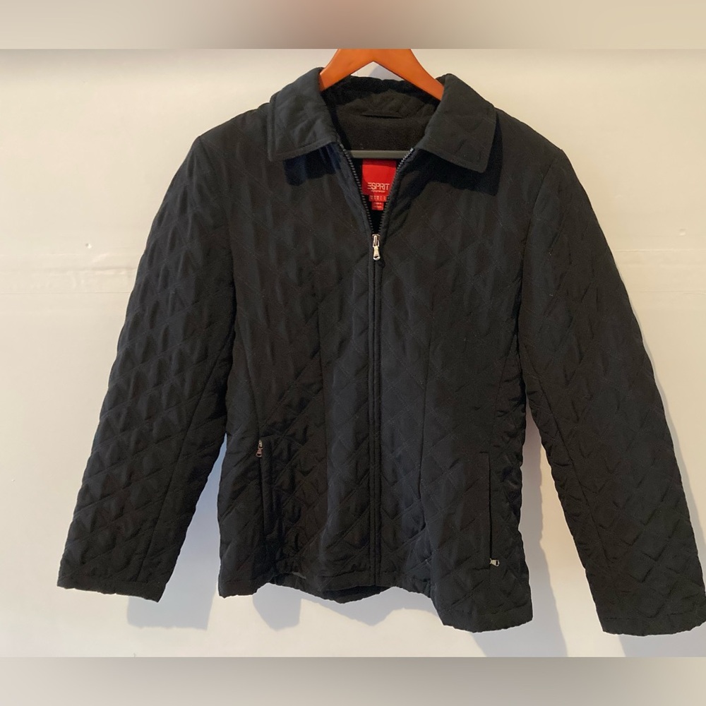 NWOT!! Esprit Black Quilted Jacket